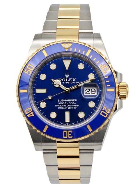 rolex submariner 41mm two tone|rolex submariner 41mm price.